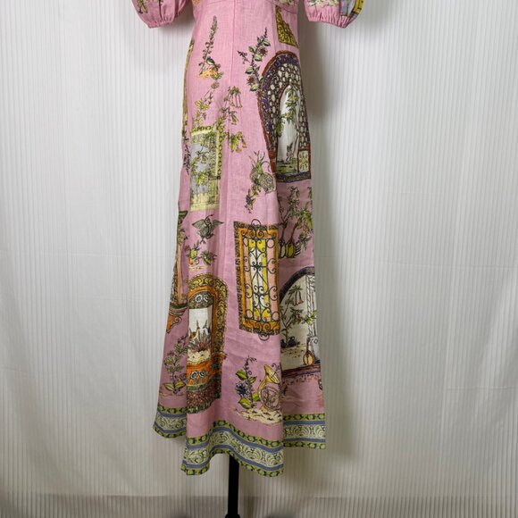 ALÉMAIS Monte Linen Midi Dress - Picture 7 of 9